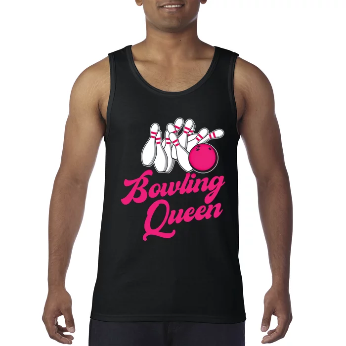 Bowling Queen Gift Tank Top