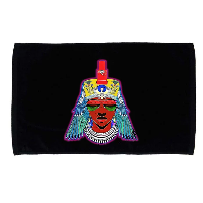 Black Queen Goddess African Melanin Art Meaningful Gift Microfiber Hand Towel