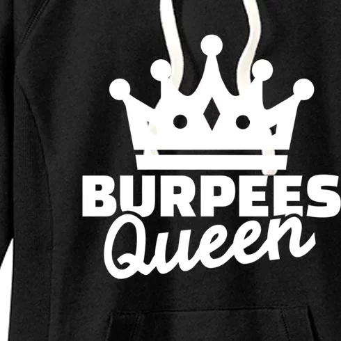 Burpees Queen Great Gift Women's Fleece Hoodie