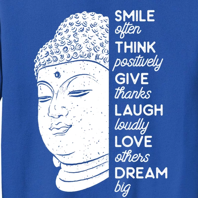 Buddha Quote Head Smile Often Yoga Cool Gift Sweatshirt