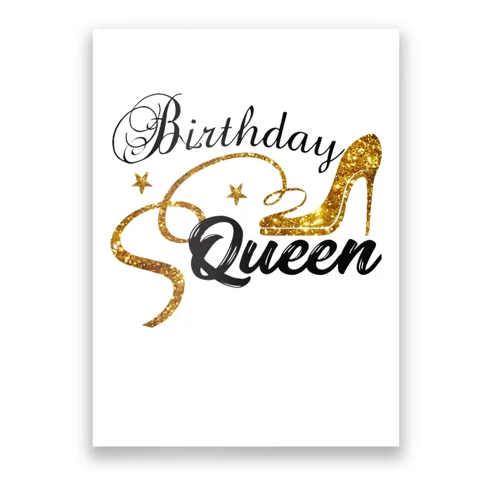 Birthday Queen Happy Birthday Party Funny Gifts Poster