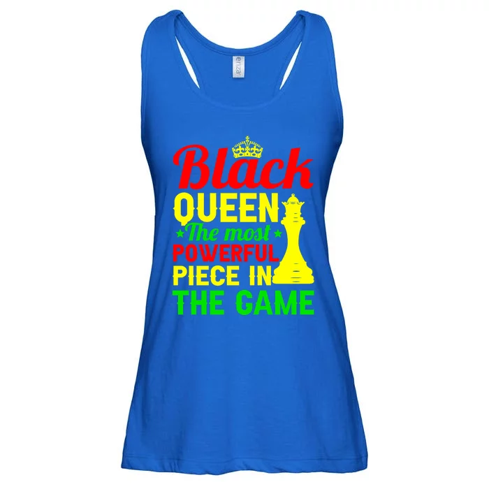 Black Queen Juneteenth Black History Month Mother's Day Gift Ladies Essential Flowy Tank