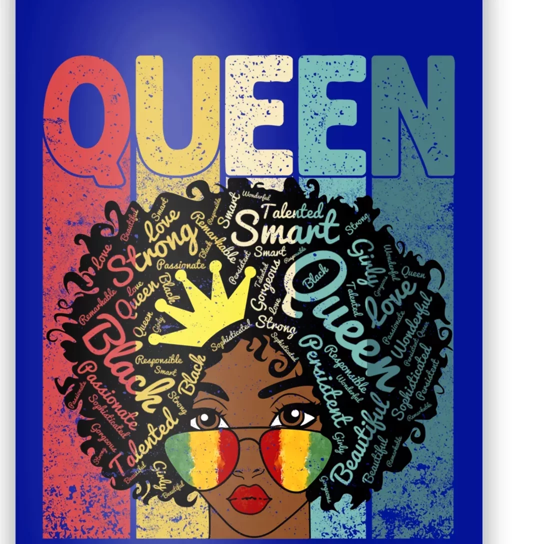 Black Queen Juneteenth Blm Black History Month Melanin Gift Poster