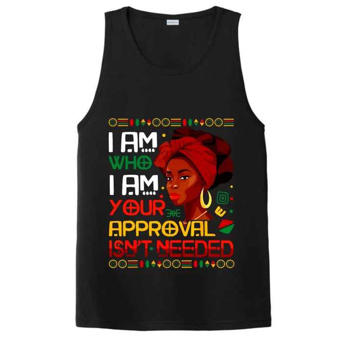 Black Queen Juneteenth Black History Month African Women Performance Tank