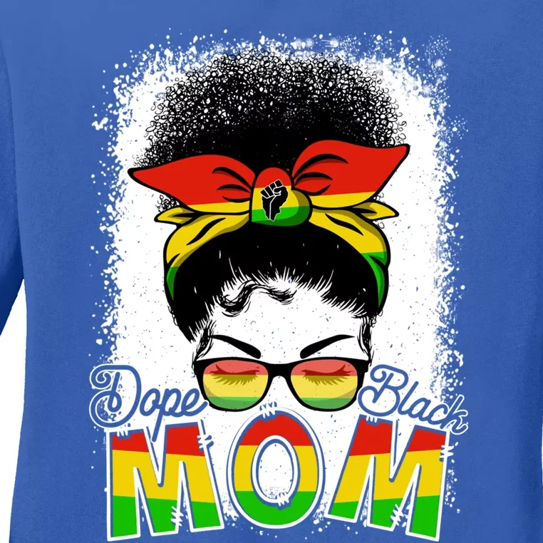 Black Queen Juneteenth African Dope Black Mom Black History Meaningful Gift Ladies Long Sleeve Shirt