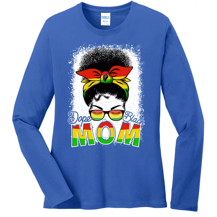 Black Queen Juneteenth African Dope Black Mom Black History Meaningful Gift Ladies Long Sleeve Shirt