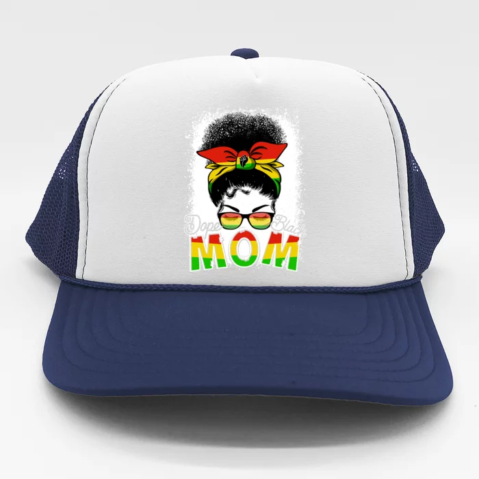 Black Queen Juneteenth African Dope Black Mom Black History Meaningful Gift Trucker Hat