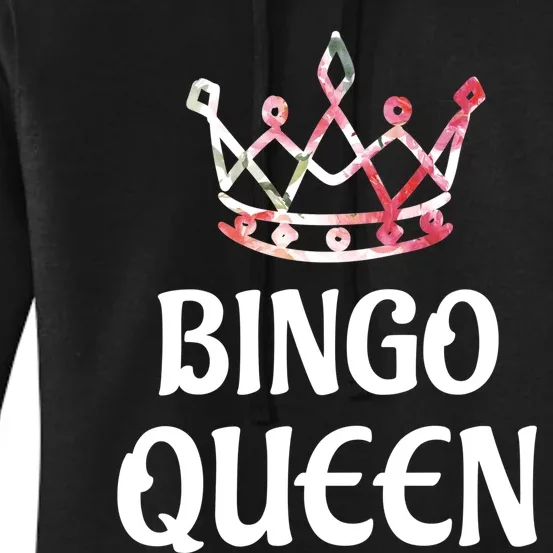 BINGO Queen Long Sleeved Women's Pullover Hoodie