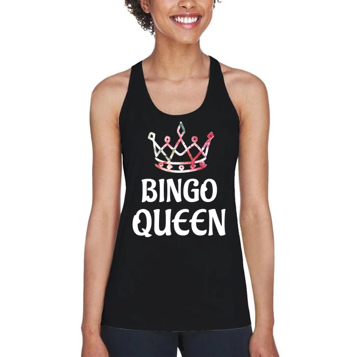 BINGO Queen Long Sleeved Women's Racerback Tank