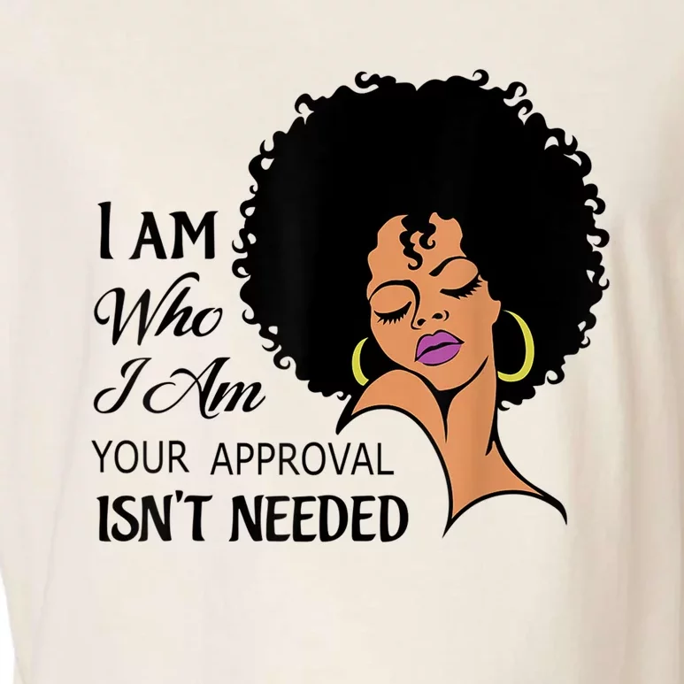 Black Queen Lady Curly Natural Afro African American Ladies Short Sleeve Meaning Garment-Dyed Women's Muscle Tee