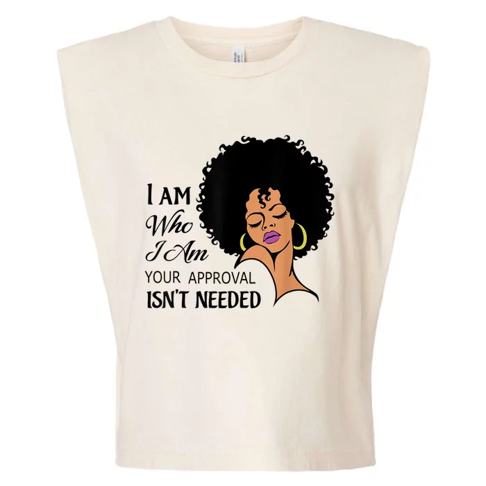 Black Queen Lady Curly Natural Afro African American Ladies Short Sleeve Meaning Garment-Dyed Women's Muscle Tee