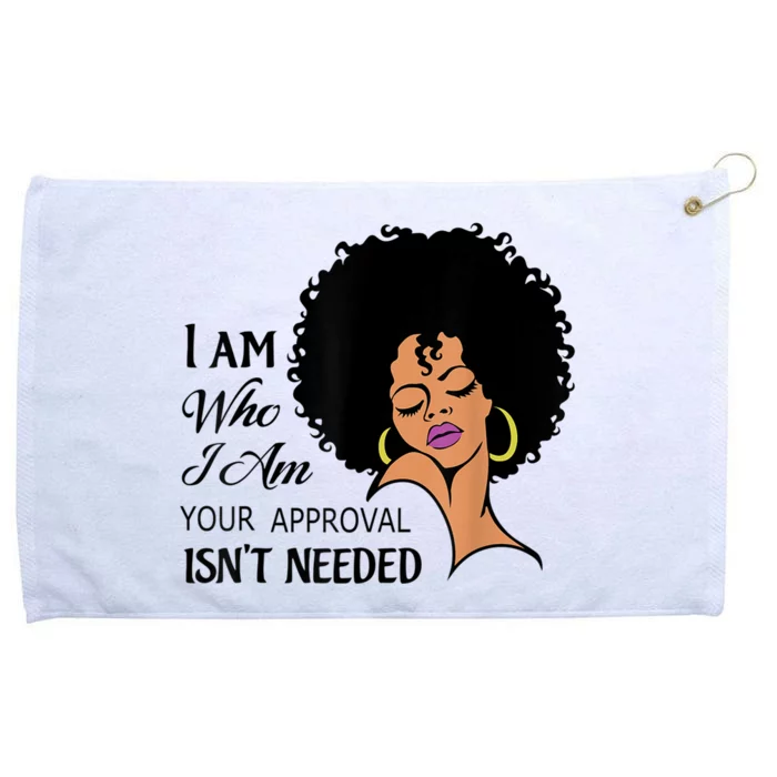 Black Queen Lady Curly Natural Afro African American Ladies Short Sleeve Meaning Grommeted Golf Towel