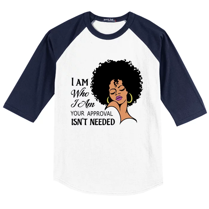 Black Queen Lady Curly Natural Afro African American Ladies Gift Baseball Sleeve Shirt