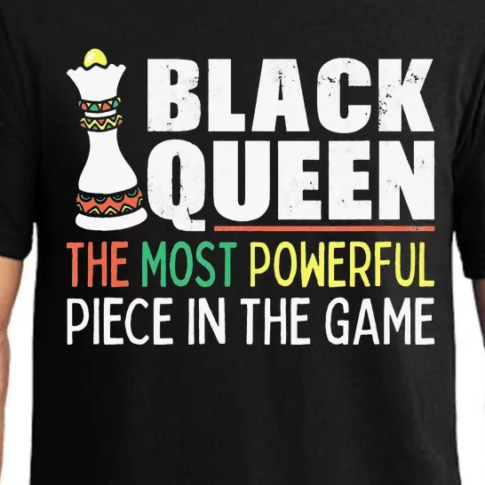 Black Queen Most Powerful Chess African American Pajama Set