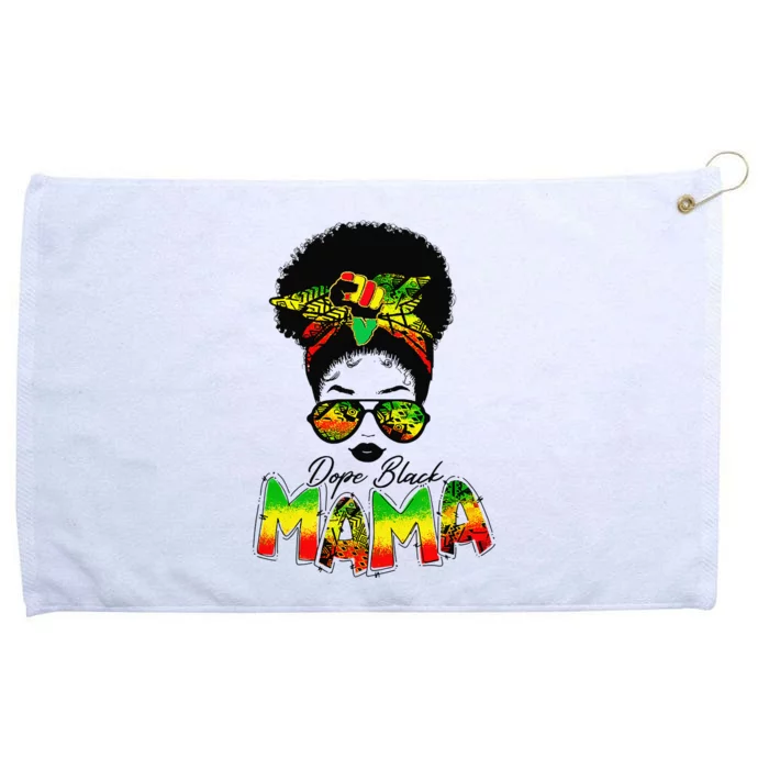 Black Queen Most Powerful Piece Juneteenth African Grommeted Golf Towel