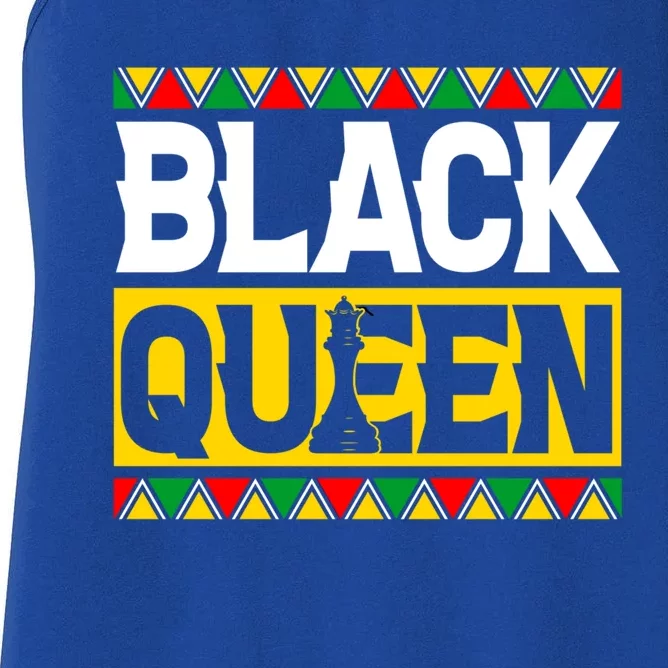 Black Queen Most Powerful Piece Juneteenth African Great Gift Women's Racerback Tank