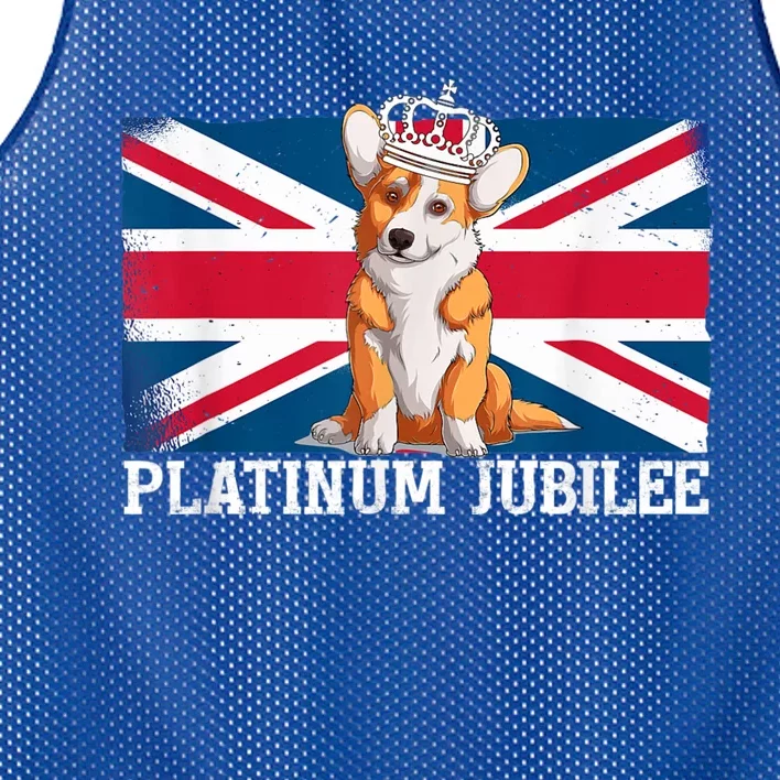 British Queen Monarchy Platinum Jubilee 70th Anniversary Mesh Reversible Basketball Jersey Tank