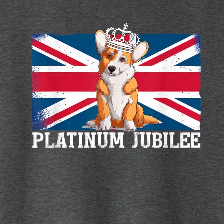 British Queen Monarchy Platinum Jubilee 70th Anniversary Women's Crop Top Tee