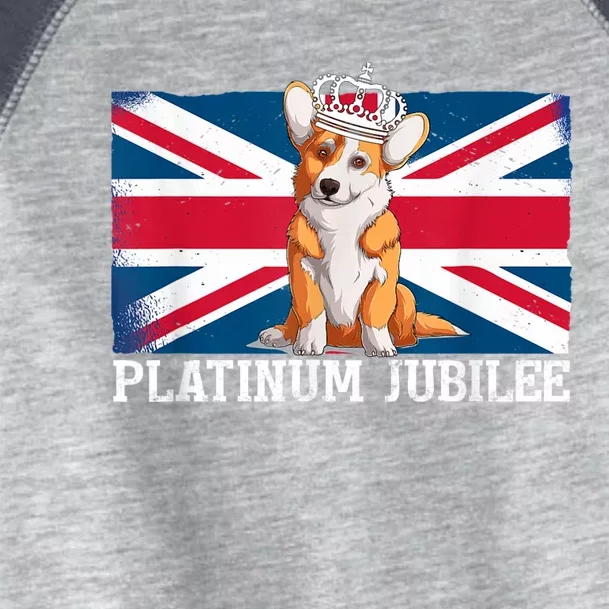 British Queen Monarchy Platinum Jubilee 70th Anniversary Toddler Fine Jersey T-Shirt