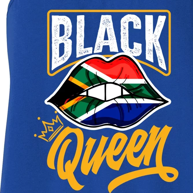 Black Queen Melanin African American Gift Women's Racerback Tank