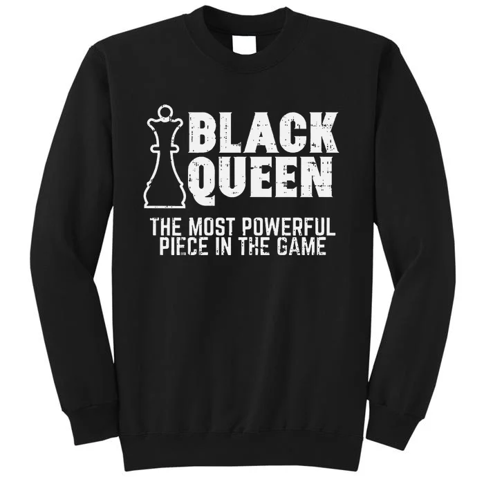 Black Queen Most Powerful Chess African American Women Gift Sweatshirt