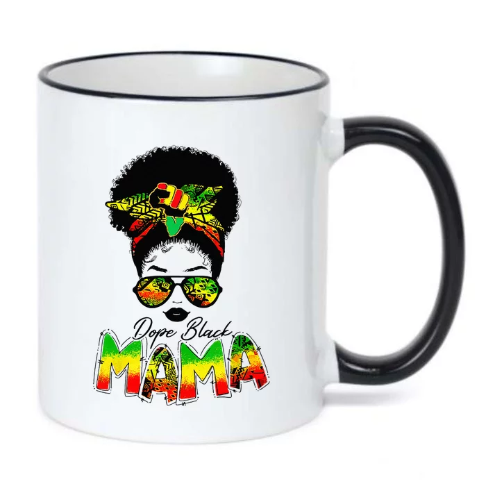 Black Queen Most Powerful Piece Juneteenth African Women Black Color Changing Mug