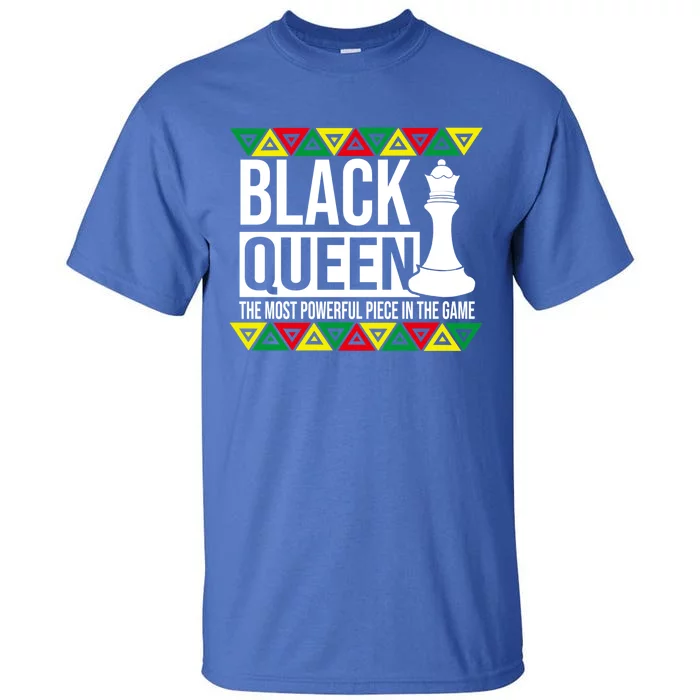 Black Queen Most Powerful Chess Piece African American Cute Gift Tall T-Shirt