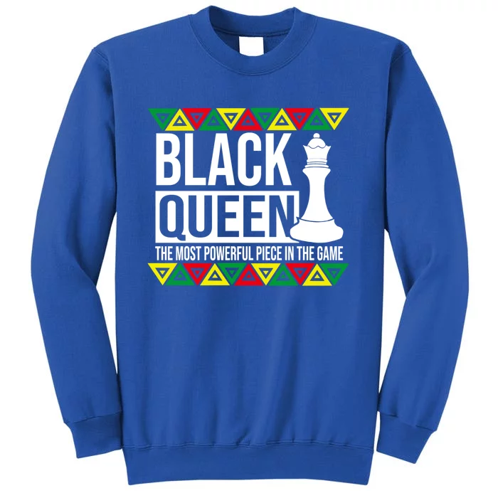 Black Queen Most Powerful Chess Piece African American Cute Gift Tall Sweatshirt