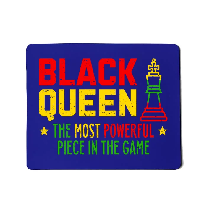 Black Queen Most Powerful Chess African Juneteenth Funny Gift Mousepad