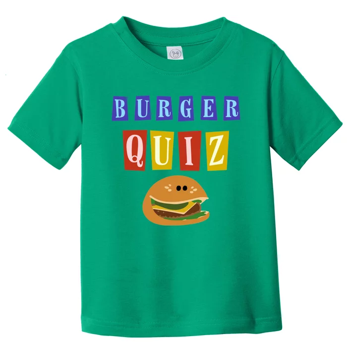 Burger Quizz New Logo Toddler T-Shirt