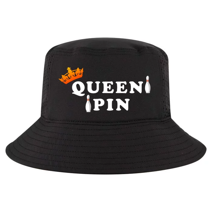 Bowling Queen Pin Cool Comfort Performance Bucket Hat