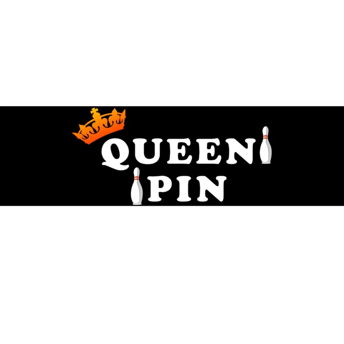 Bowling Queen Pin Bumper Sticker