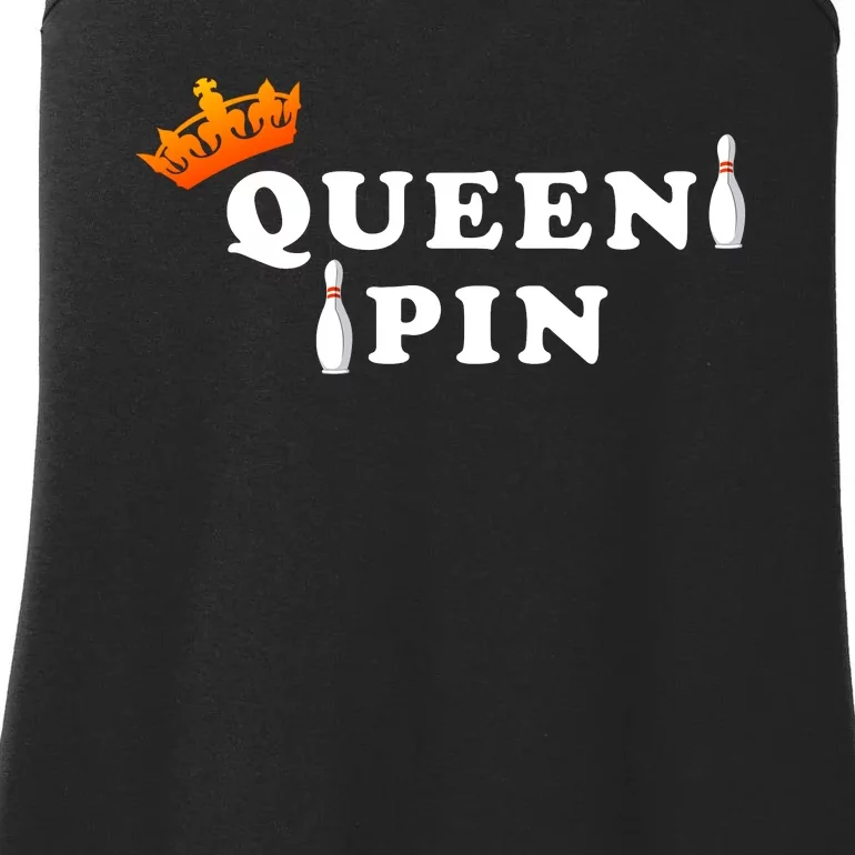 Bowling Queen Pin Ladies Essential Tank