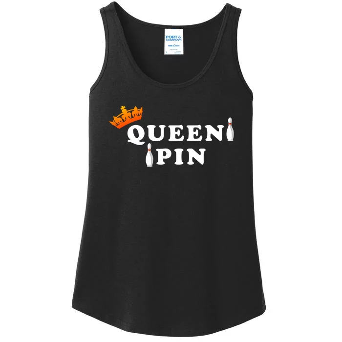 Bowling Queen Pin Ladies Essential Tank