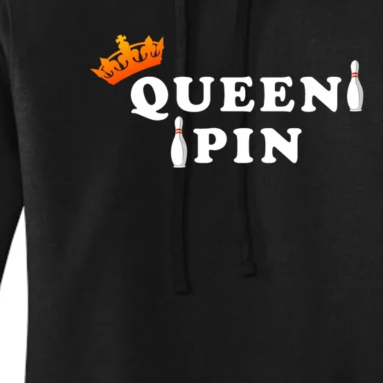 Bowling Queen Pin Women's Pullover Hoodie