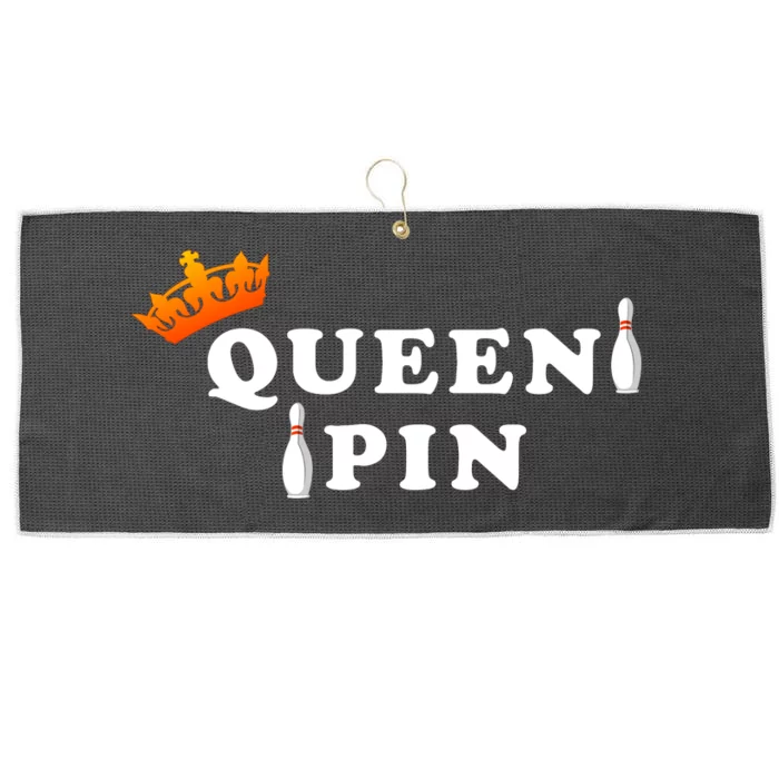 Bowling Queen Pin Large Microfiber Waffle Golf Towel