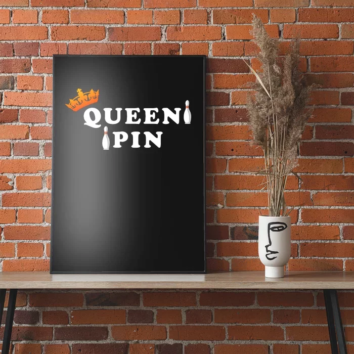 Bowling Queen Pin Poster