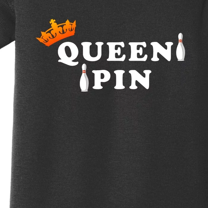 Bowling Queen Pin Baby Bodysuit