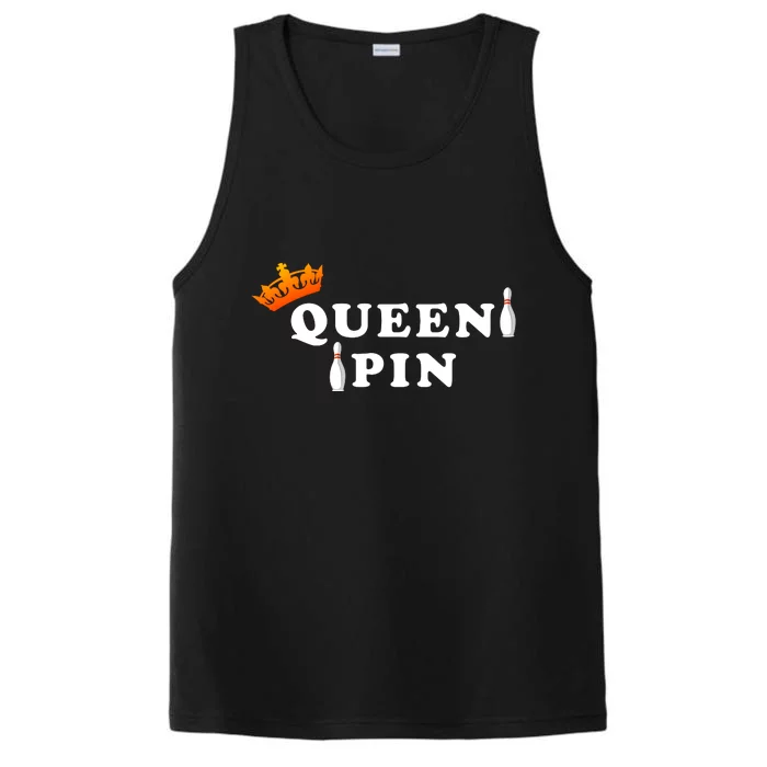 Bowling Queen Pin Performance Tank