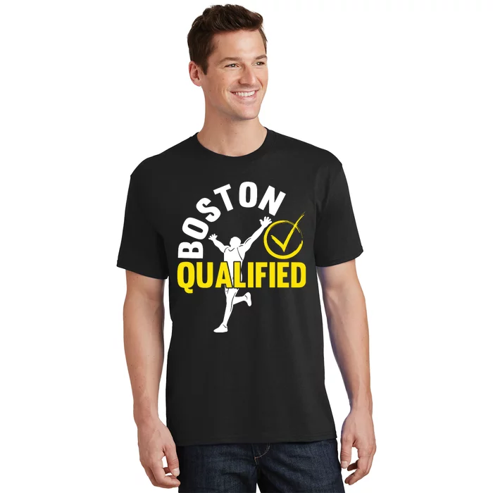 Boston Qualifier Proud Marathon Running T-Shirt