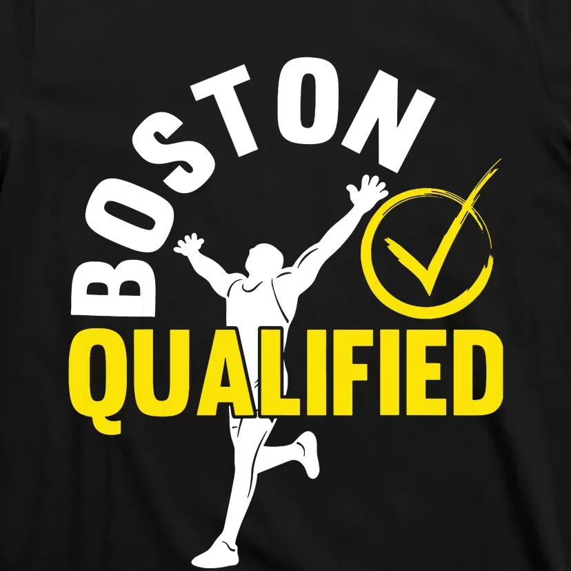 Boston Qualifier Proud Marathon Running T-Shirt