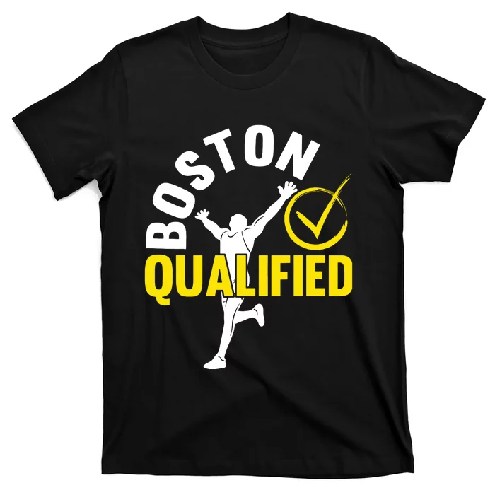 Boston Qualifier Proud Marathon Running T-Shirt