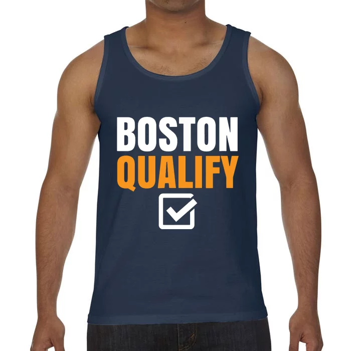 Boston Qualify Qualifier Marathon Runner Qualified T Comfort Colors® Tank Top