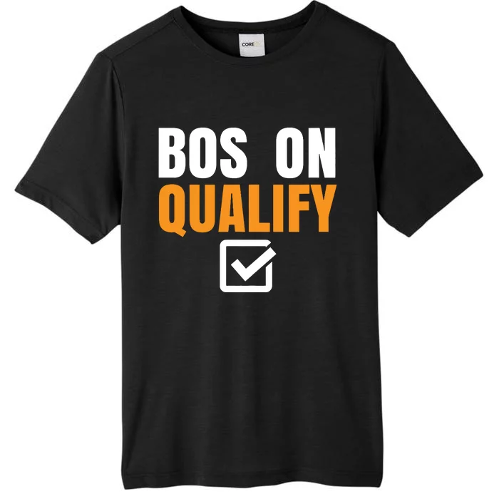 Boston Qualify Qualifier Marathon Runner Qualified ChromaSoft Performance T-Shirt