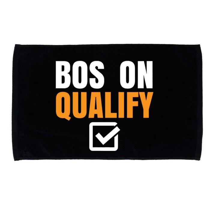 Boston Qualify Qualifier Marathon Runner Qualified Microfiber Hand Towel