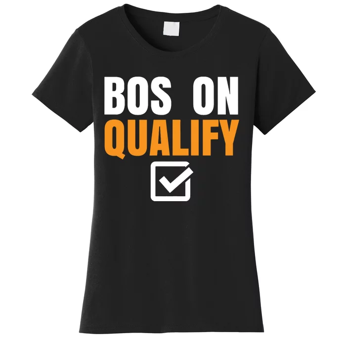 Boston Qualify Qualifier Marathon Runner Qualified Women's T-Shirt