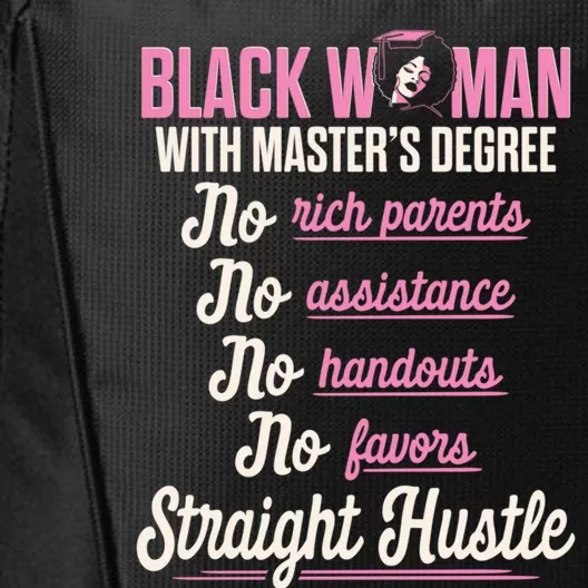 Black Queen Rich Parents Masters Graduation Great Gift City Backpack