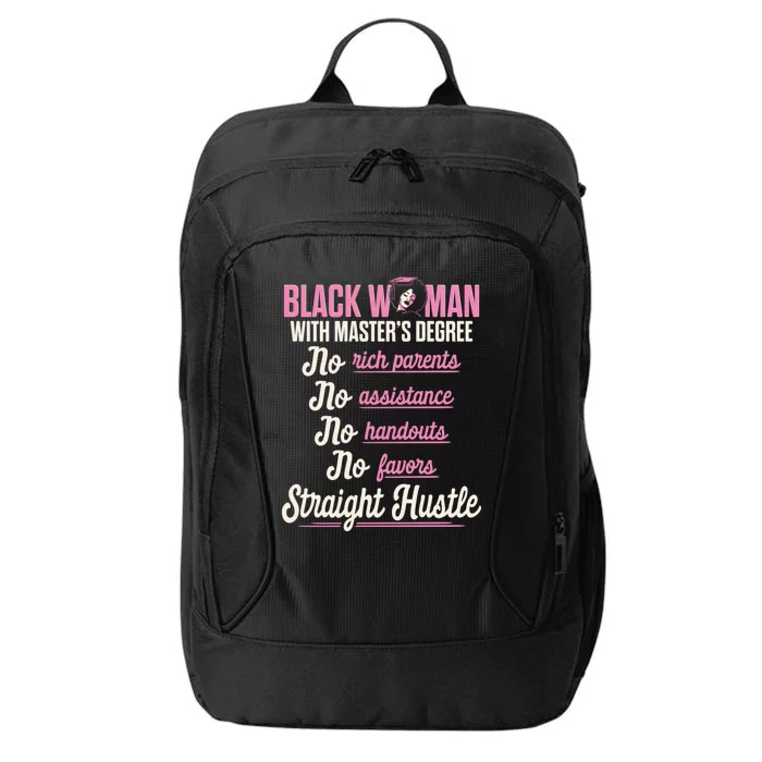 Black Queen Rich Parents Masters Graduation Great Gift City Backpack