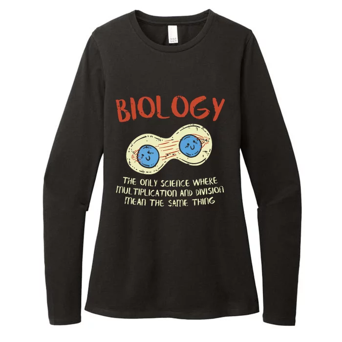 Biology Quote Study Organism Genetics Science Microbiologist Womens CVC Long Sleeve Shirt