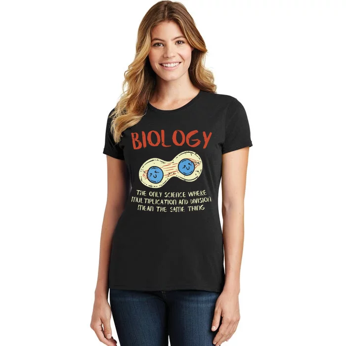 Biology Quote Study Organism Genetics Science Microbiologist Women's T-Shirt